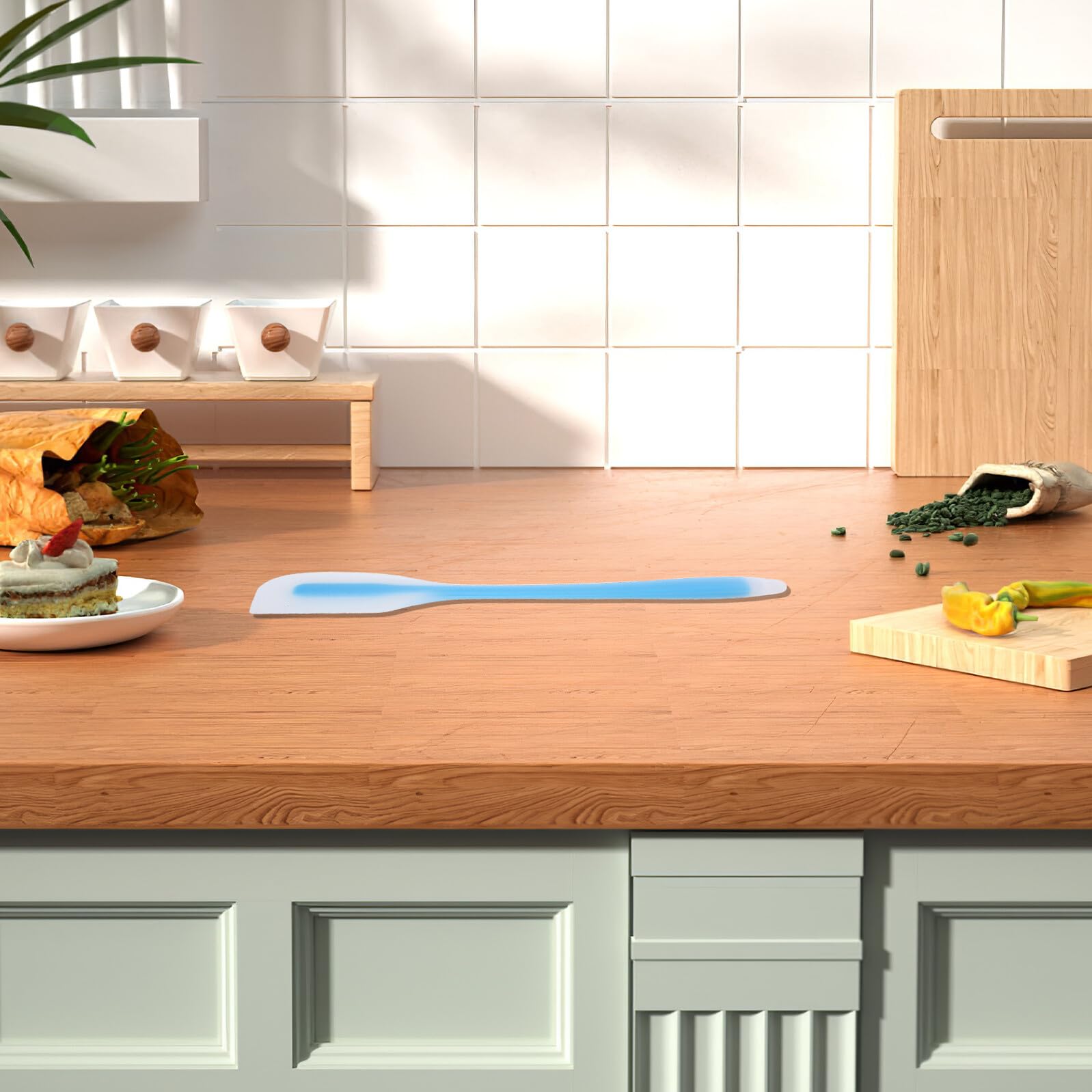 Cabilock 20pezzi Spatola Silicone Senza Cuciture per Cucina Resistente al Calore per Mescolare Spalmare Raschiare su Pentole Antiaderenti Ciotole e Teglie