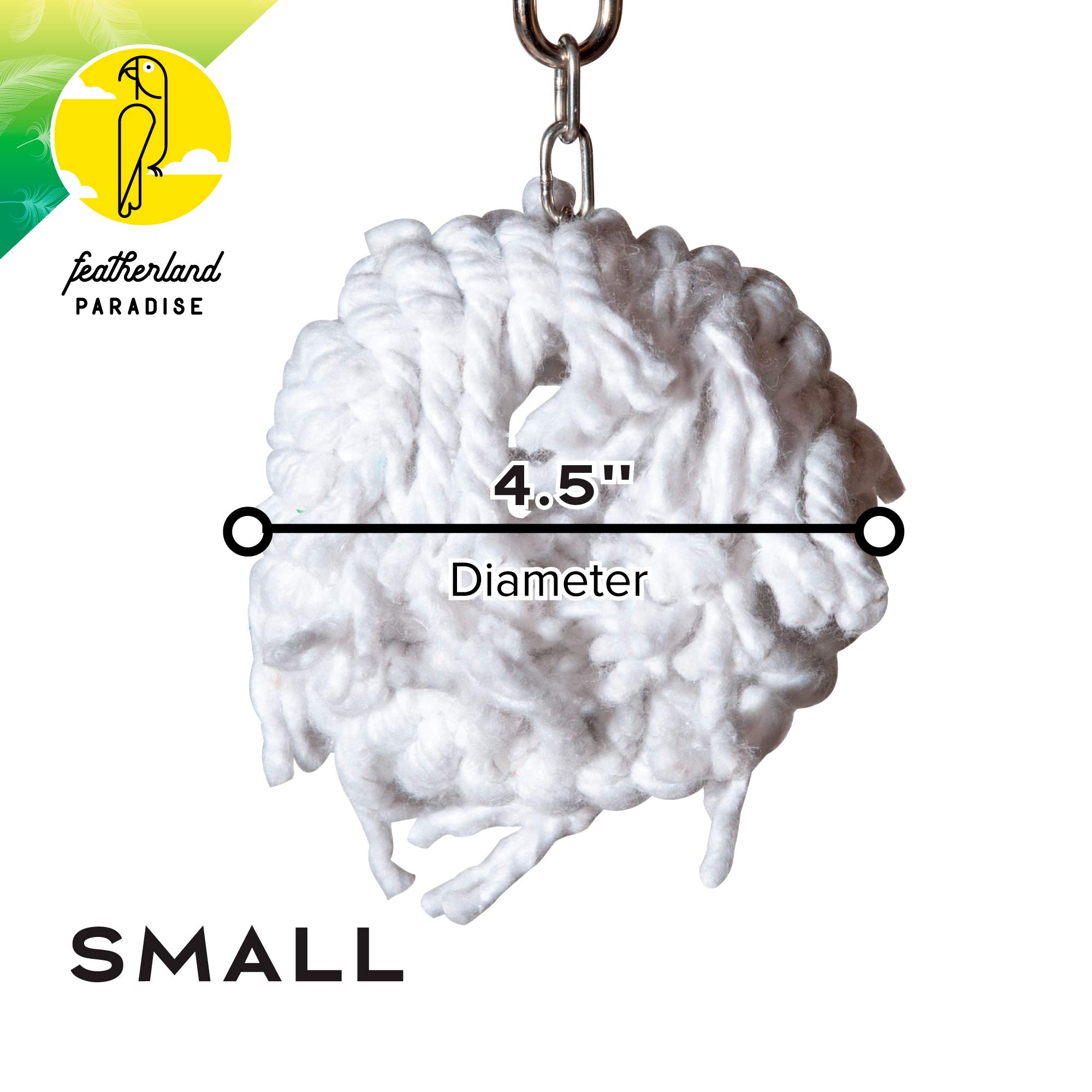 Caitec 893 6 x 4.5 in. Supreme Cotton Wreath44; Small