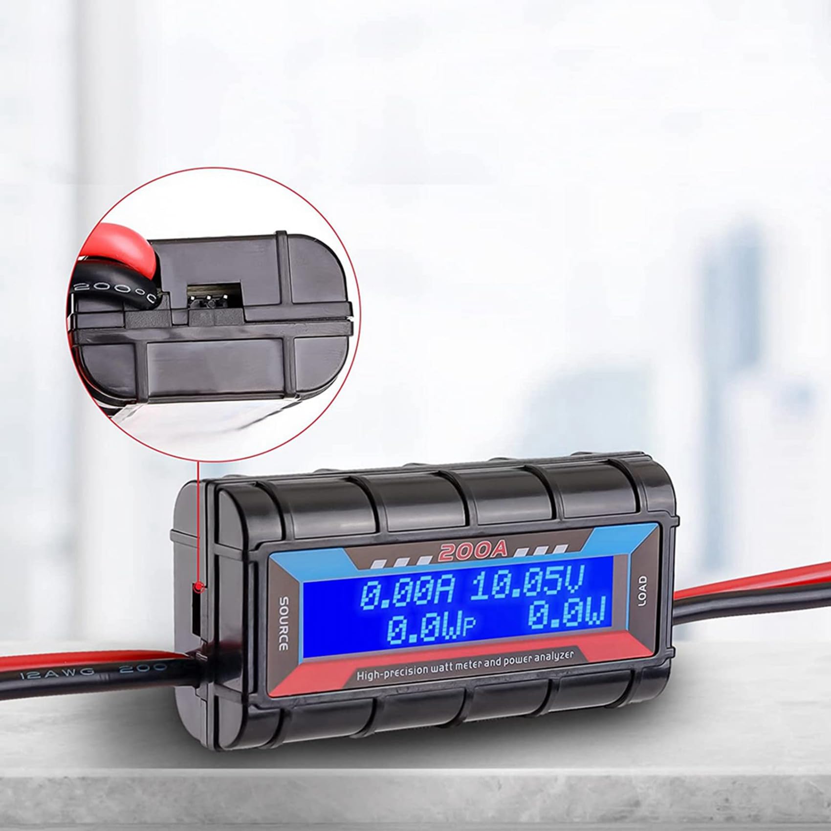 Miernik mocy USB Szeroki zakres napięcia 4,8-60 V Dane w czasie