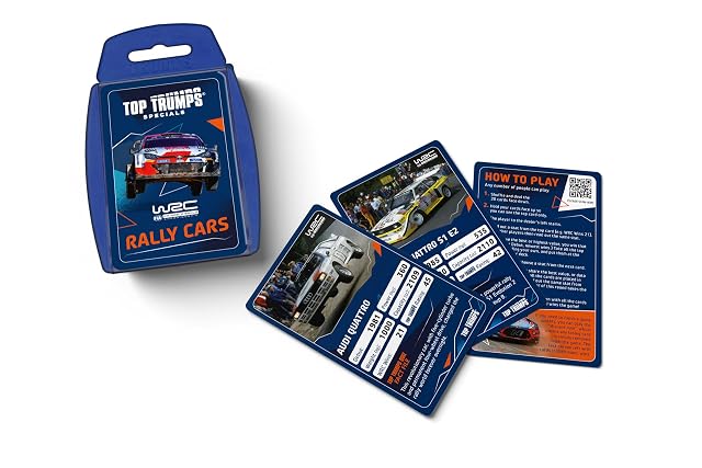 Foto 3 de 7 de Top Trumps Rally Cars - Juego de Cartas WRC para Niños y Fans del Motor