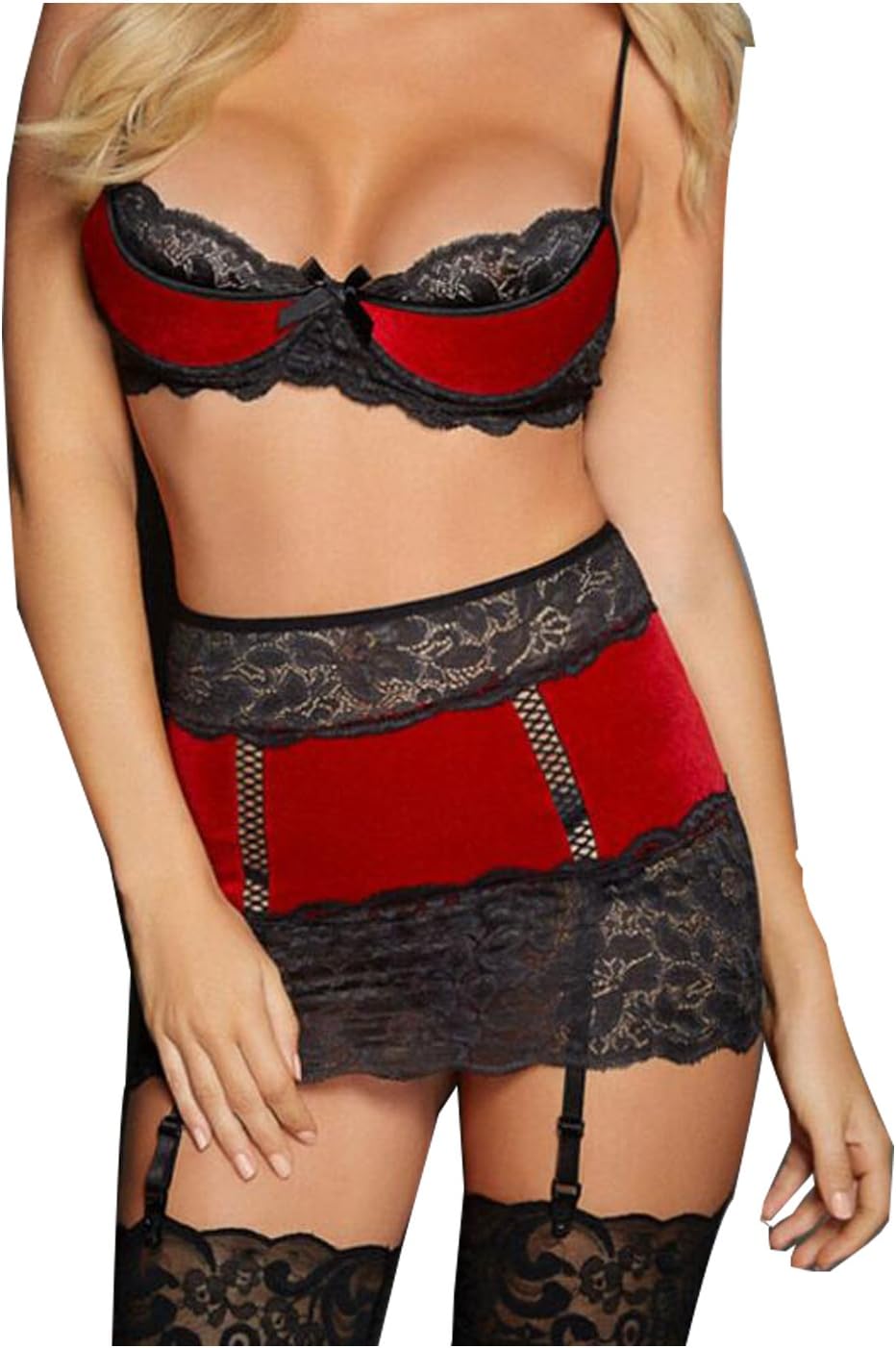 Women Sexy Lingerie Attractive Lace Bodysuits Babydolls Lover Pajamas