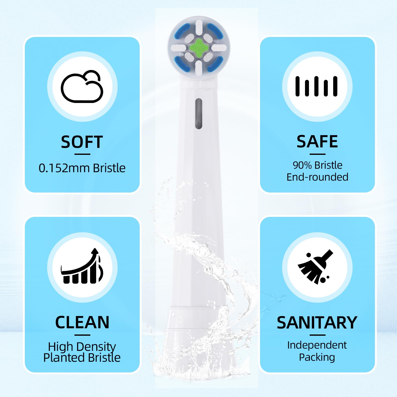 Amazon.co.jp: 8個パック 交換用歯ブラシヘッド Oral-B iO 3/4/5/6/7/8