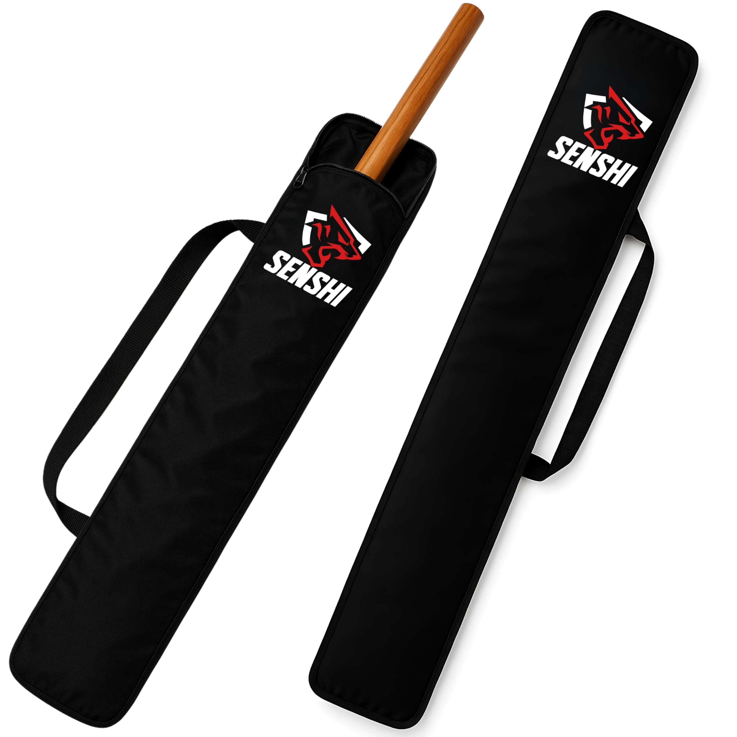 Senshi Japan Katana Carrying Case, 44" Long 6" Wide, Multi-Pocket Organizer, Tai Chi Wooden Sword Kendo Shinnai, Durable For Bokken-Martial Arts Swords & Staff, Martial Arts Storage and Protection