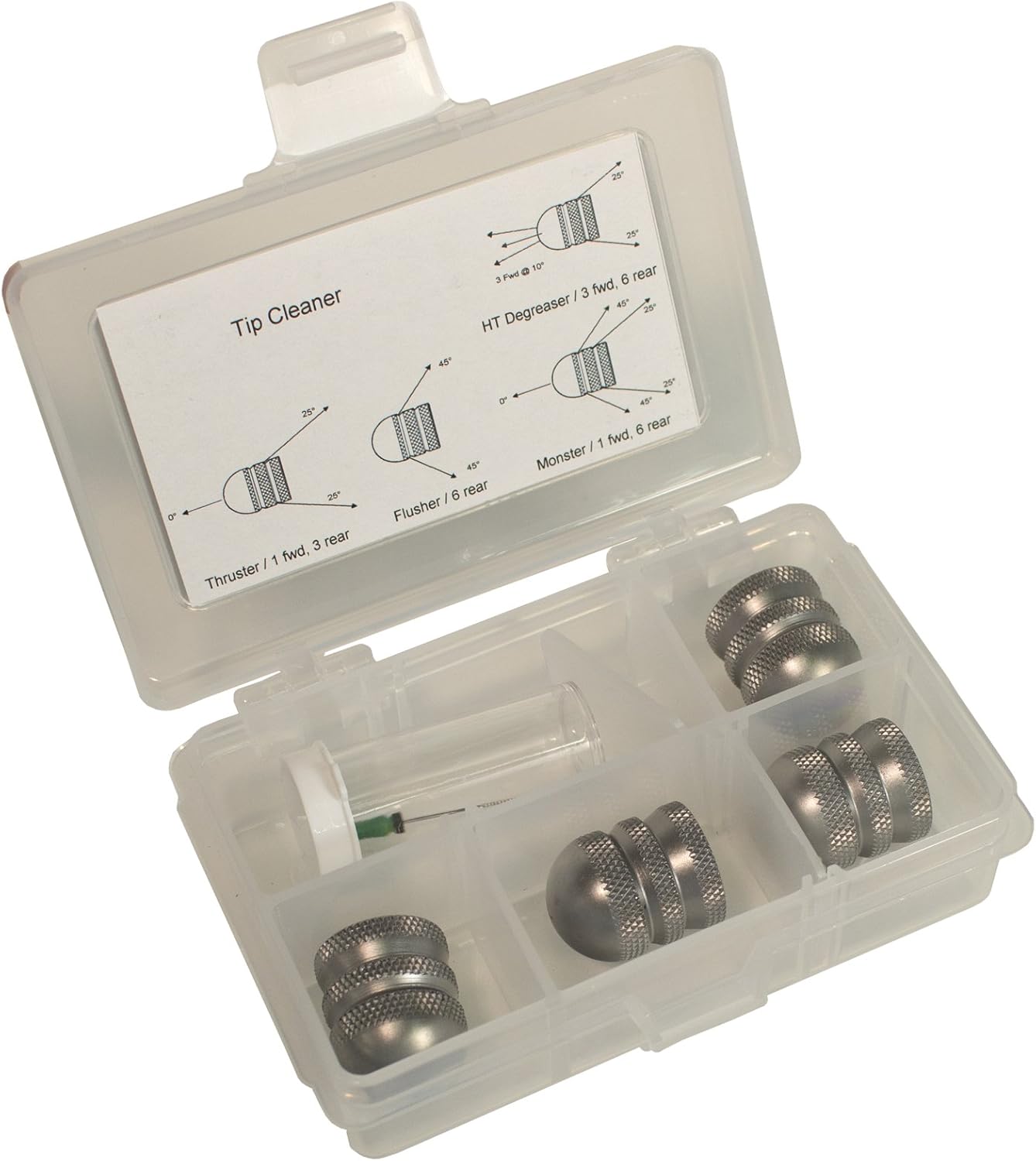 Hottest Sales Aqua Mole Four Pack 3/8in. NPT Button Nose Sewer Jetter Nozzle 4 Piece Set 3000 PSI 4.8 Orifice
