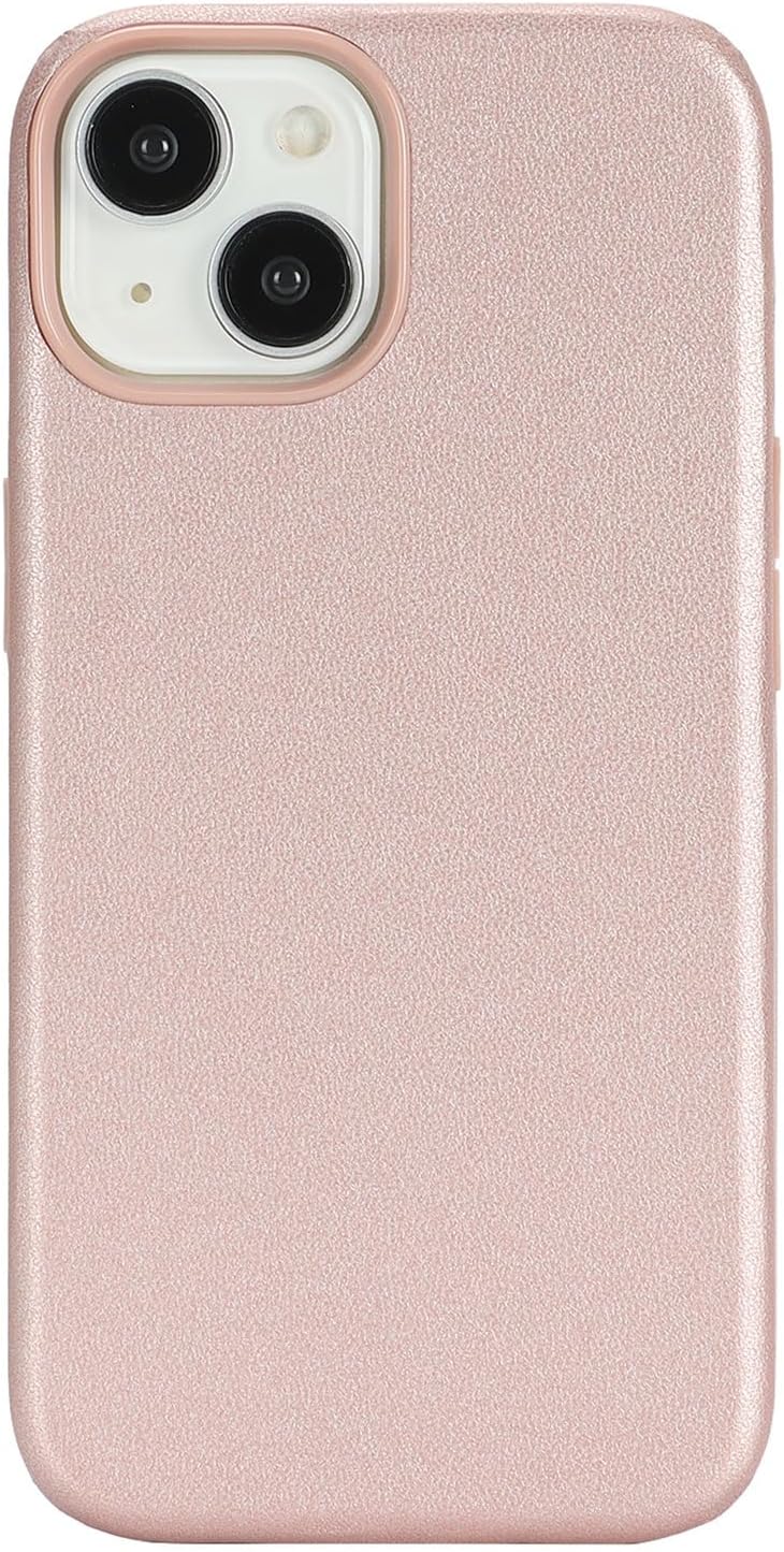 Jaorty for iPhone 15 Detachable Wallet Case, [Compatible with MagSafe] [Card Holder] [Zipper Pocket],2-in-1 PU Leather Flip Purse Kickstand Wrist Strap Magnetic Cover Men Women,Rosegold