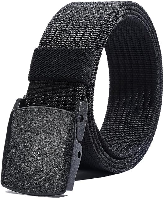 LionVII Men Nylon Belt Tactical Military with Plastic Buckle