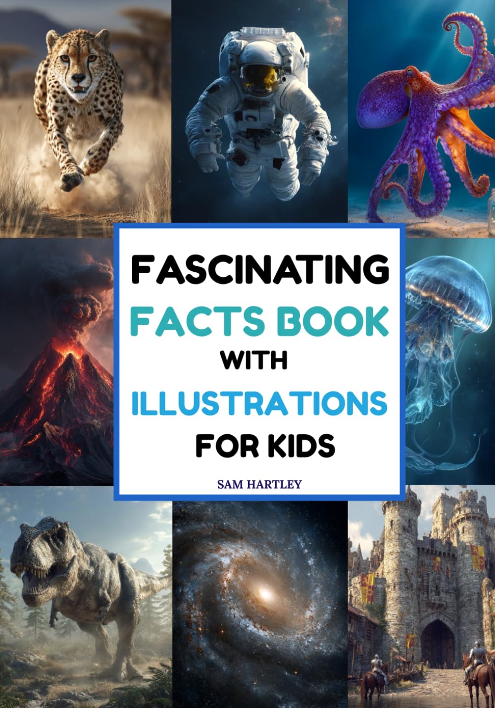 Fascinating Facts Book with Illustrations for Kids: Amazing & Interesting Facts to Fuel Curious Young Imaginations | Discover Space, Oceans, Animals, Geography & History | Ages 8-12