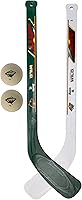 Franklin Sports NHL Minnesota Wilds Mini Hockey Stick Set - Kids Knee Hockey Sticks & Soft Balls, 2-Player Official Team Toy