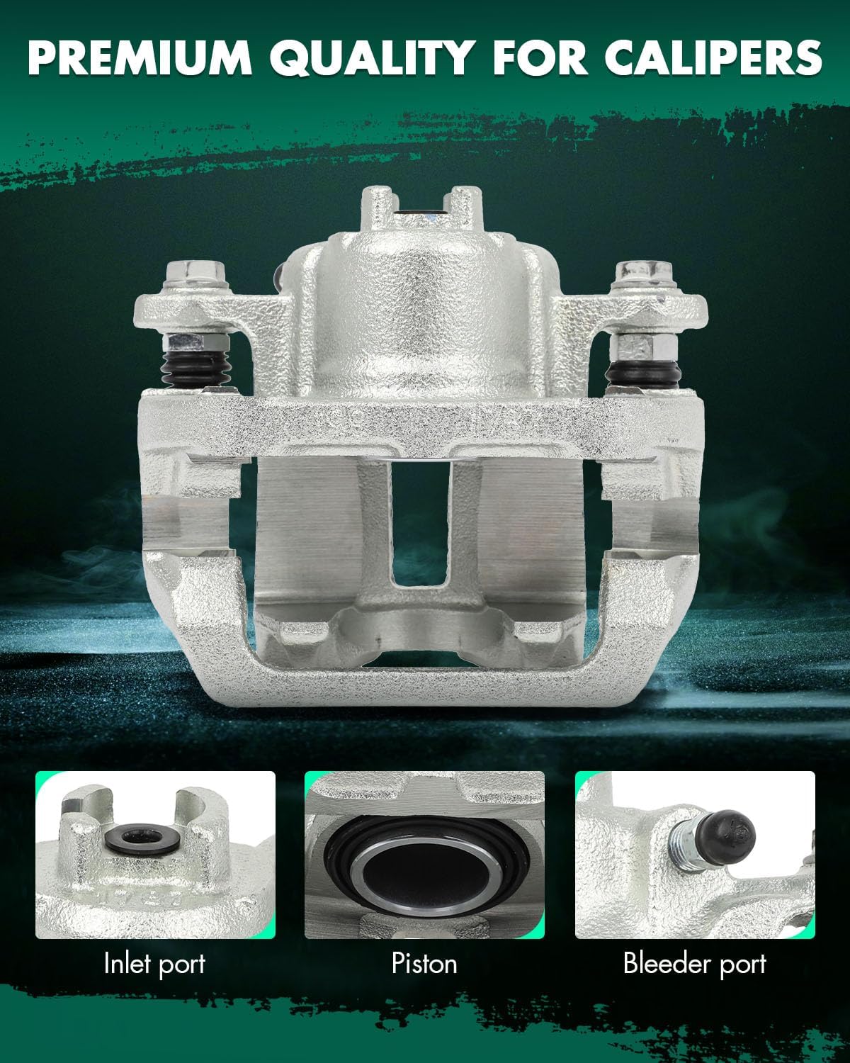 SCITOO Rear Right Brake Caliper With Bracket 19B2928 Compatible For Honda Odyssey 2005-2010