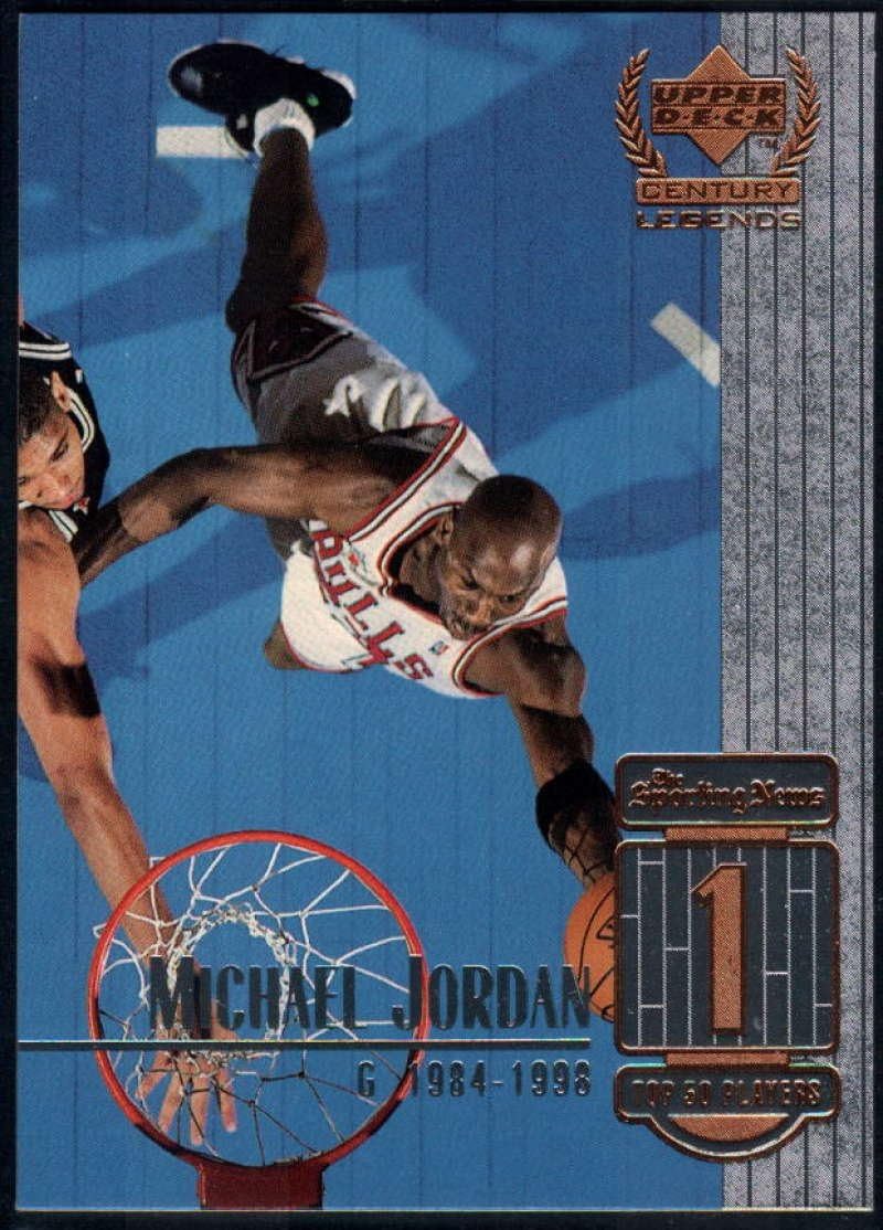 Basketball NBA 1999-00 Upper Deck Century Legends #1 Michael Jordan NM-MT+ Bulls