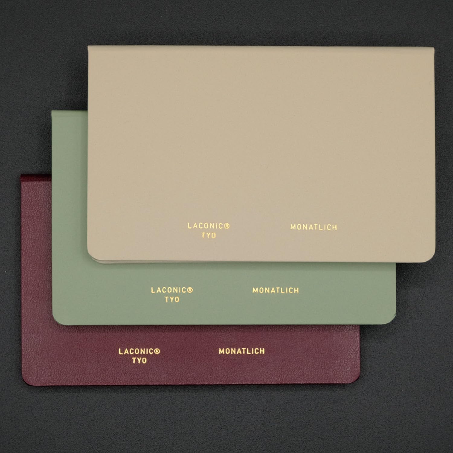 Laconic LCBD14-130WI Notebook, 2025 Passbook Size, Monthly Hardcover, Wine (Begins December 2024)