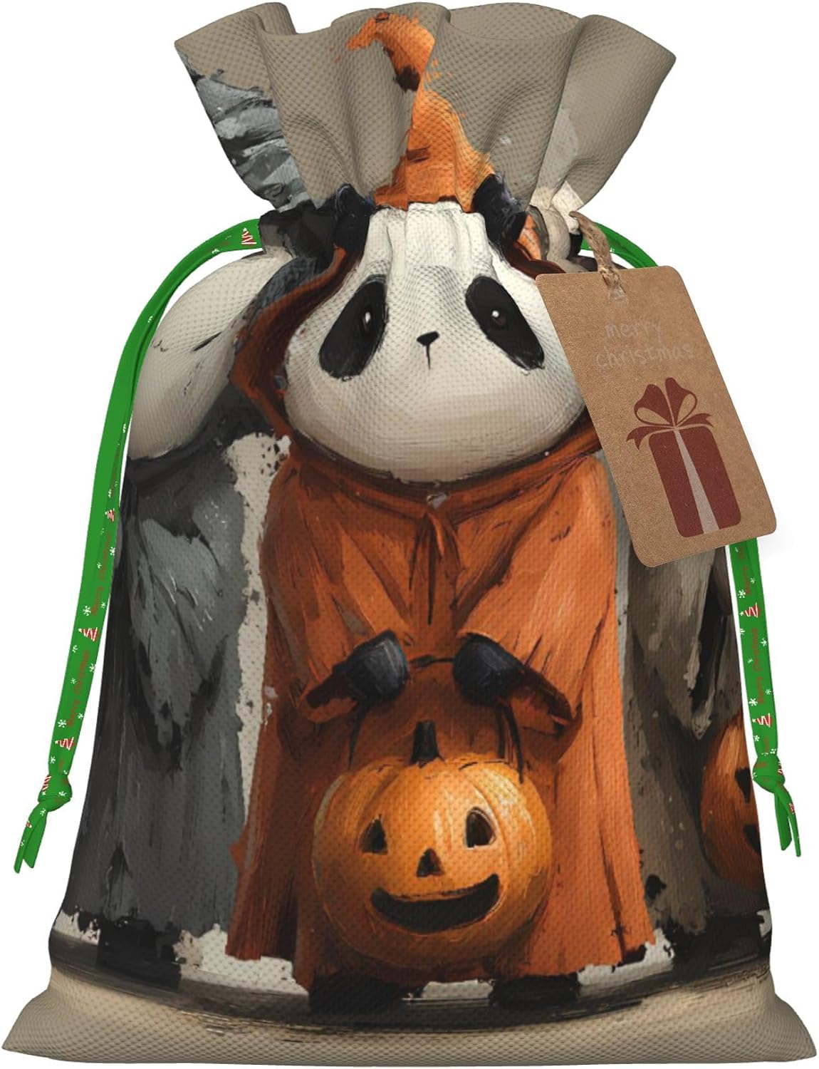 Gift Bag Reusable Wrapping Bag For Holiday Party,Halloween Cute (13)