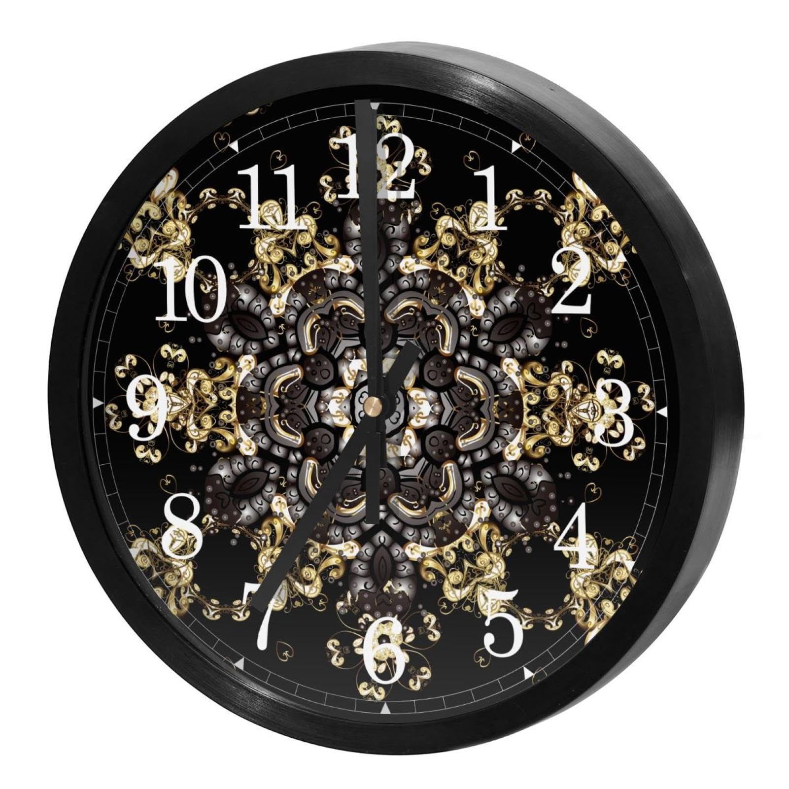Horloge murale silencieuse à piles pour en finir avec le tic-tac