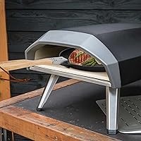 Vista 2 de Mimiuo Sartén de hierro fundido de 12 pulgadas con mango de madera extraíble, sartén redonda antiadherente para fajita para horno de pizza