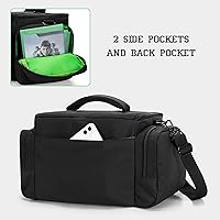 Vista 4 de PGmoon Funda de transporte para consola de juegos compatible con Xbox Series X, bolsa de transporte portátil con suficientes salas de almacenamiento