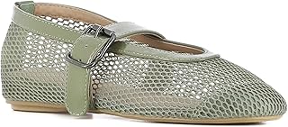 Merceditas AGHATA - Merceditas para Mujer de Textil - Color Verde