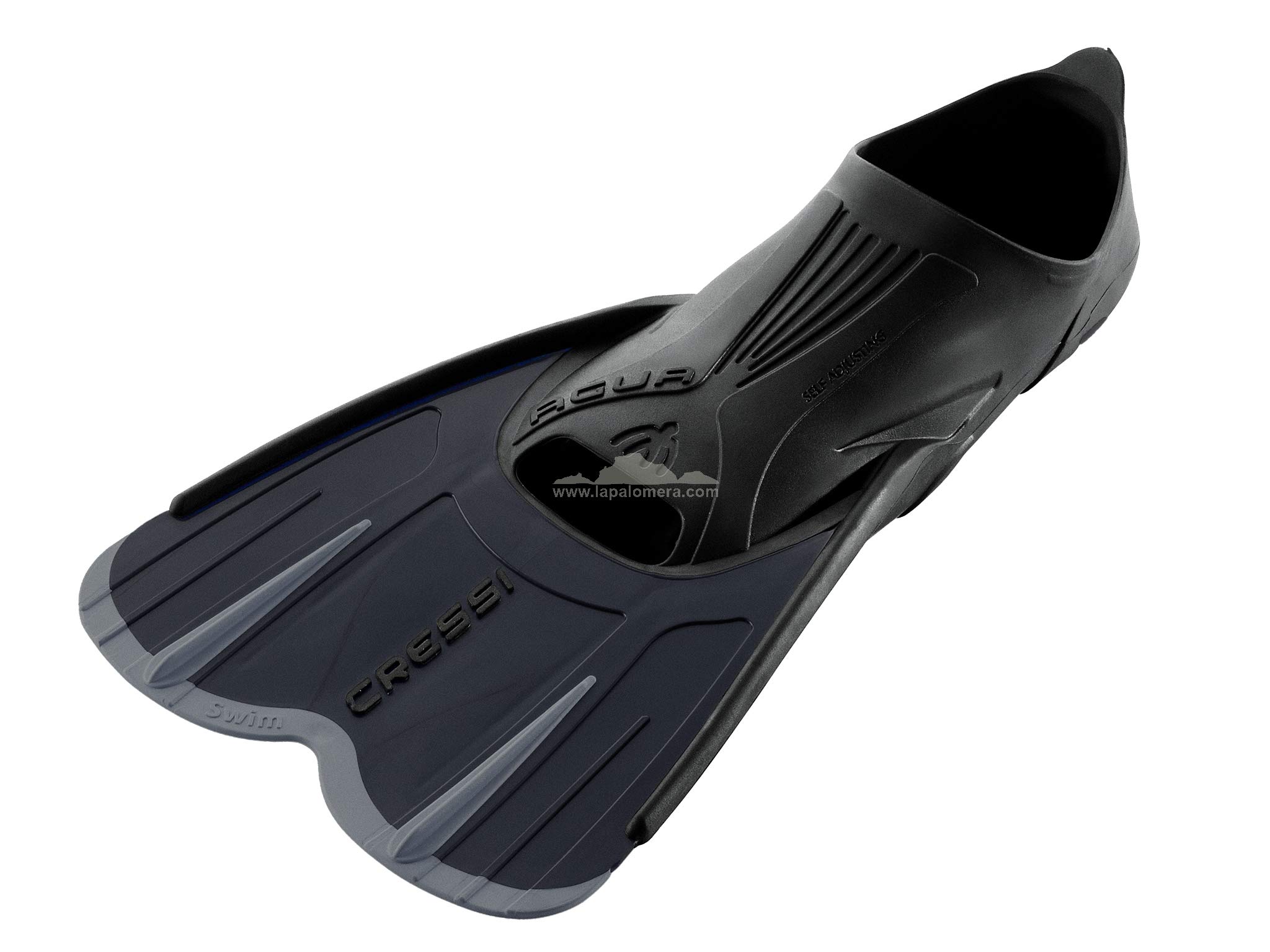 CRESSIAgua Short Fins - Self Adjusting Short Fins Snorkeling & Swimming Adults and Children
