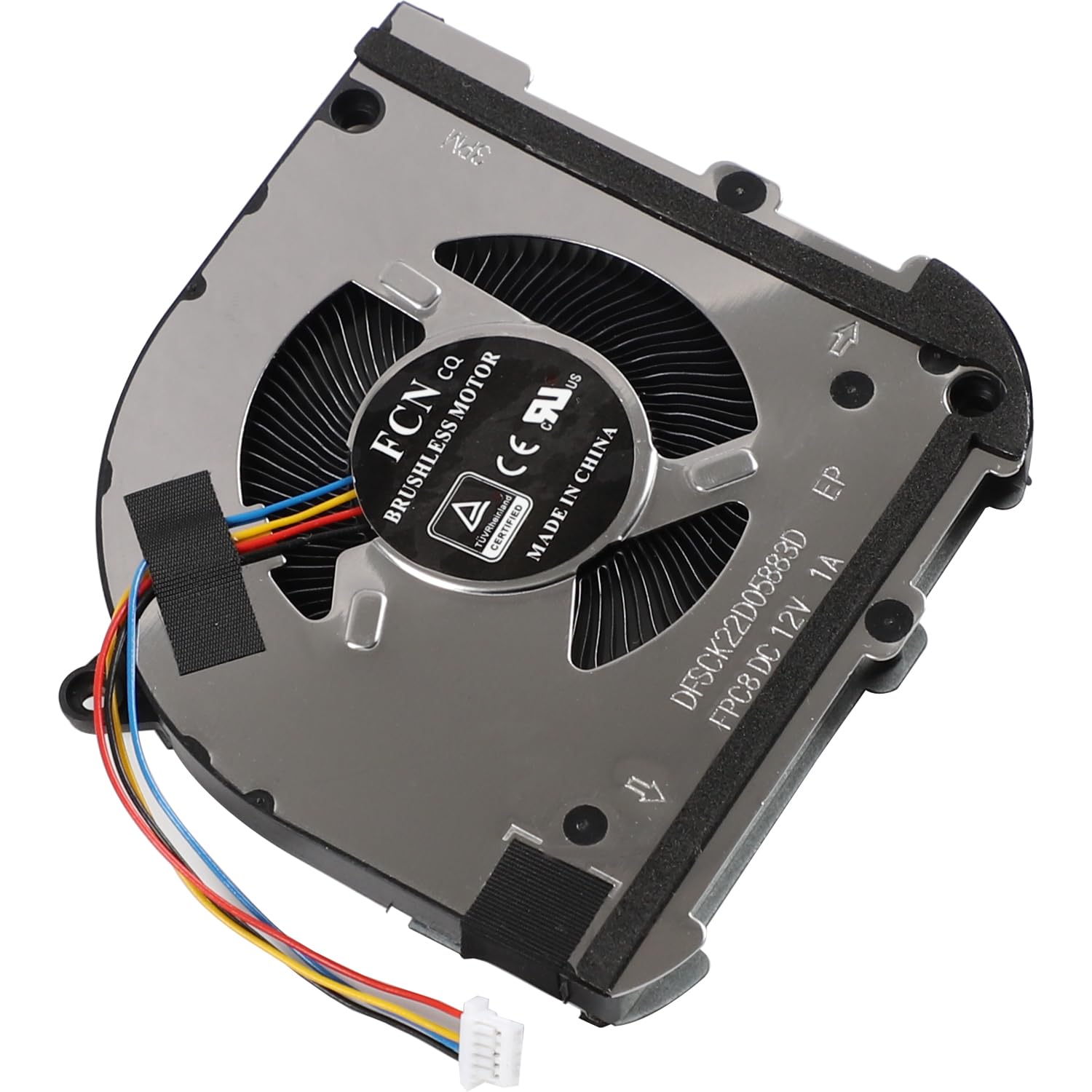 New CPU Cooling Fan for ASUS Vivobook S 15/14 K3402Z K3402ZA K3502 K3502Z M5402 M3502 M3402Z M5602Q S5402Z S3402Z S3402ZA BAPA0806R2HY001 DFSCK22D05883D FPC8 DC12V 1A
