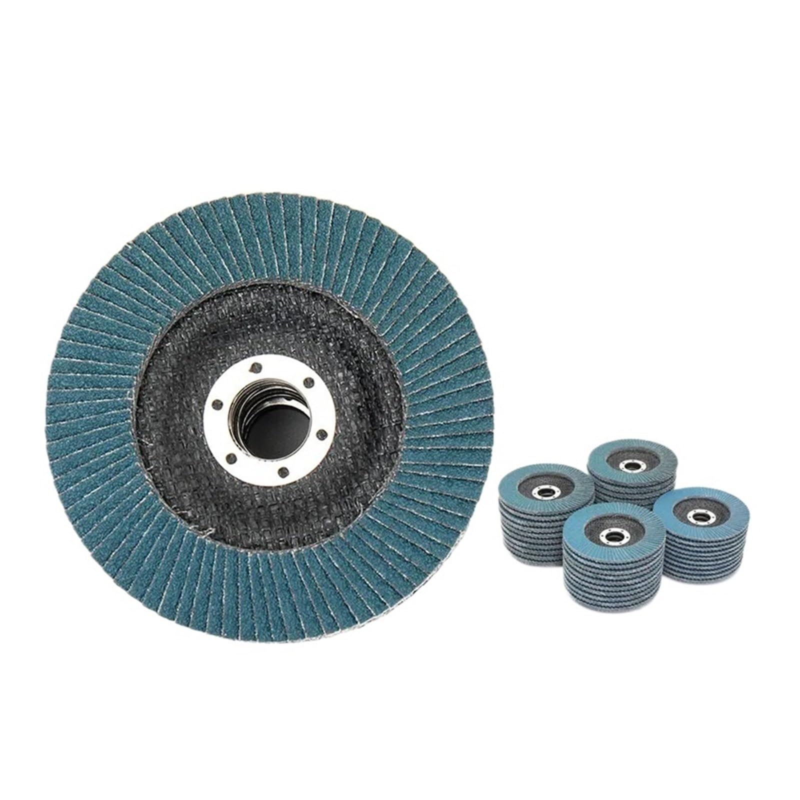 10 szt. tarcze szlifierskie do szlifierek kątowych 125 mm, 40, 60, 80, 120, tarcze szlifierskie, do stali, metalu, drewna, narzędzie ścierne (ziarnistość 40)