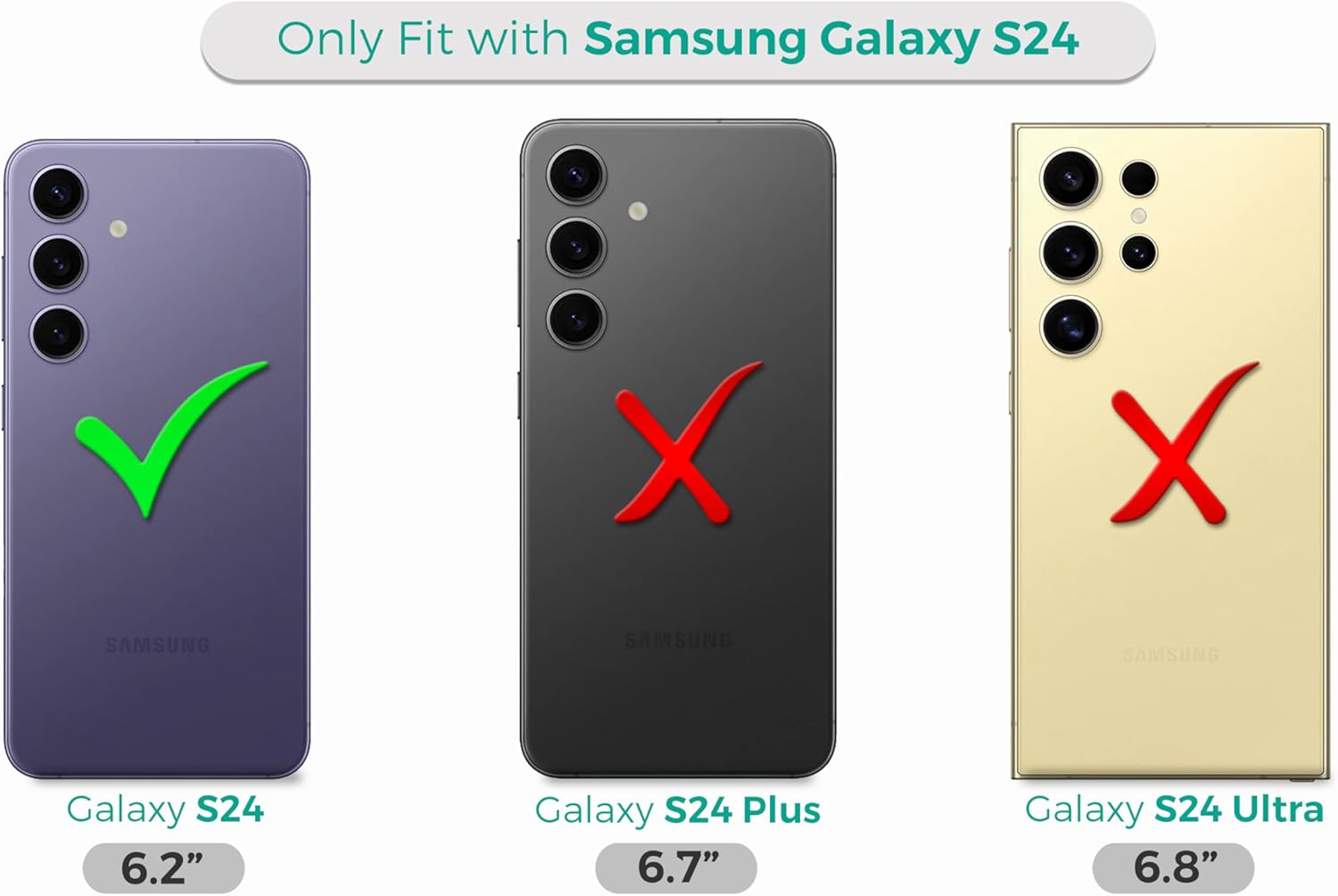 Back Case for Samsung Galaxy S24 5G, Samsung S24 Case with Stylish Strawberry Pink Pattern Design Printed Cute, Sleek Durable Hardshell Protective Case/Cover for Samsung S24 5G - Image 7