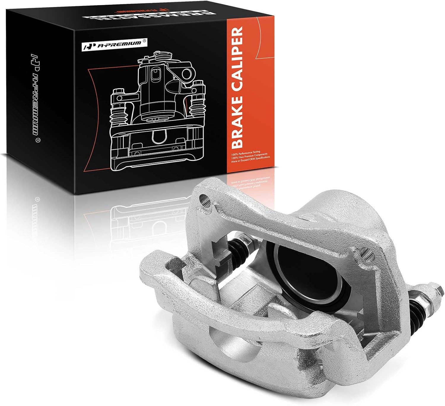 A-Premium Disc Brake Caliper Assembly with Bracket Compatible with Hyundai Santa Fe Sport 2017 2018 2.0L 2.4L- Front Right Passenger