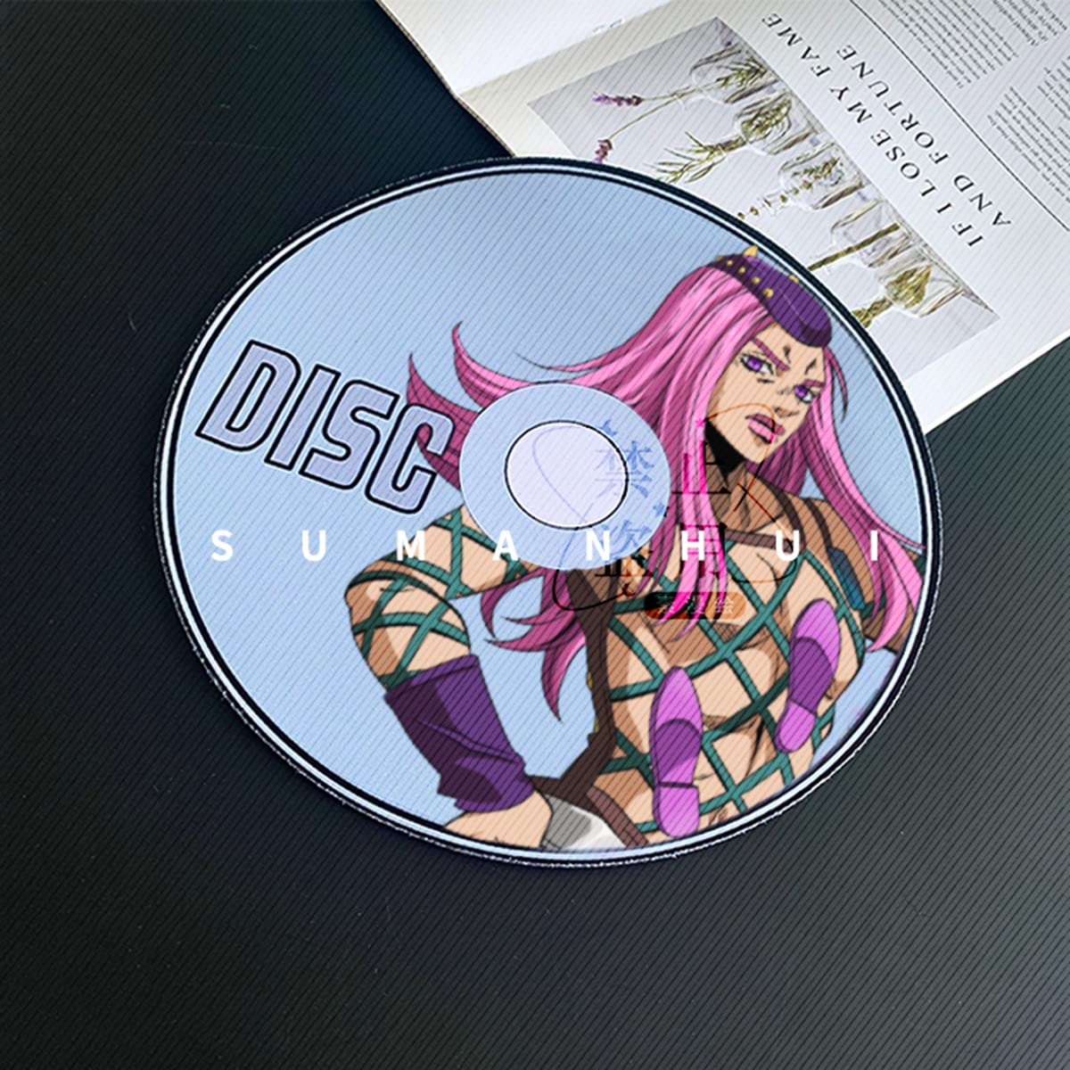 Amazon.co.jp: ジョジョの奇妙な冒険 マウスパッド JOJO ディスク