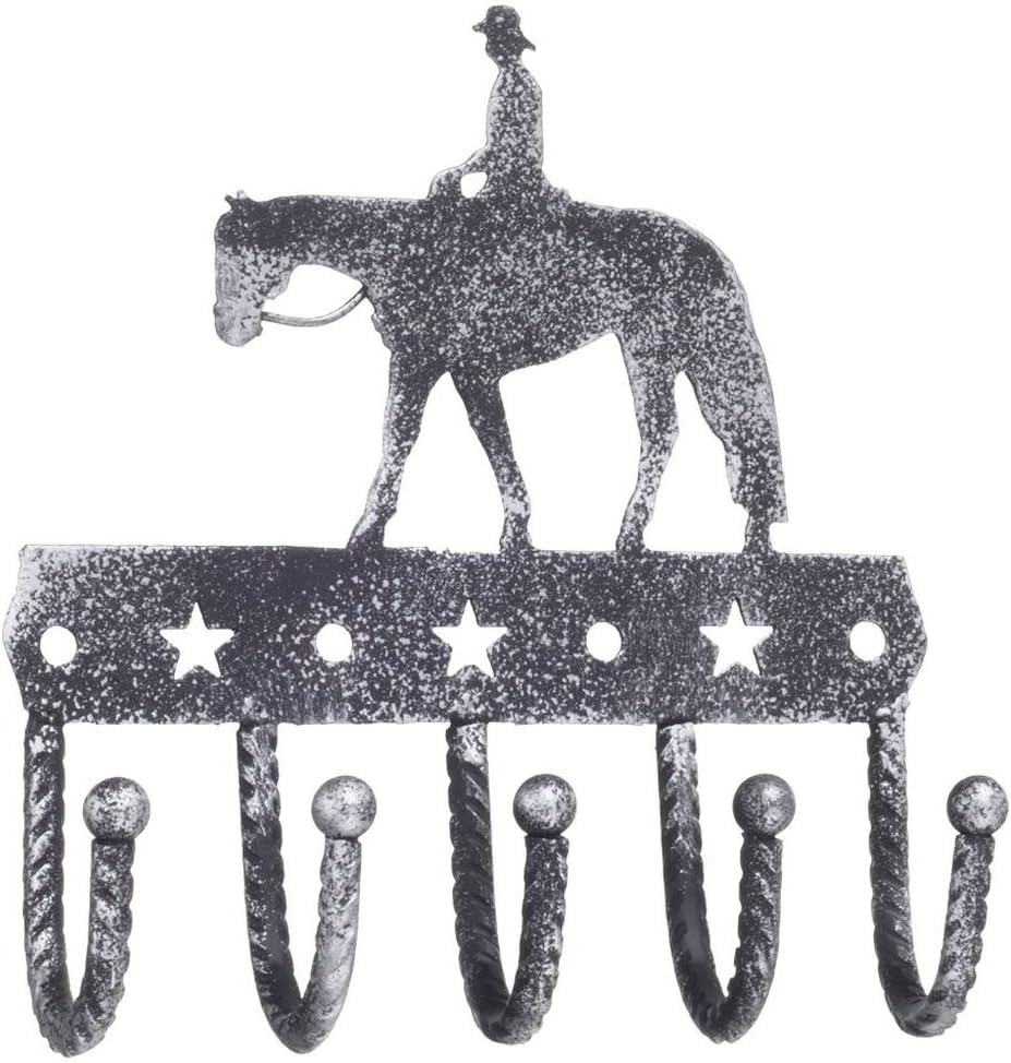 Amazon.com: Gift Corral Key Rack - Black/Silver - Western Pleasure ...