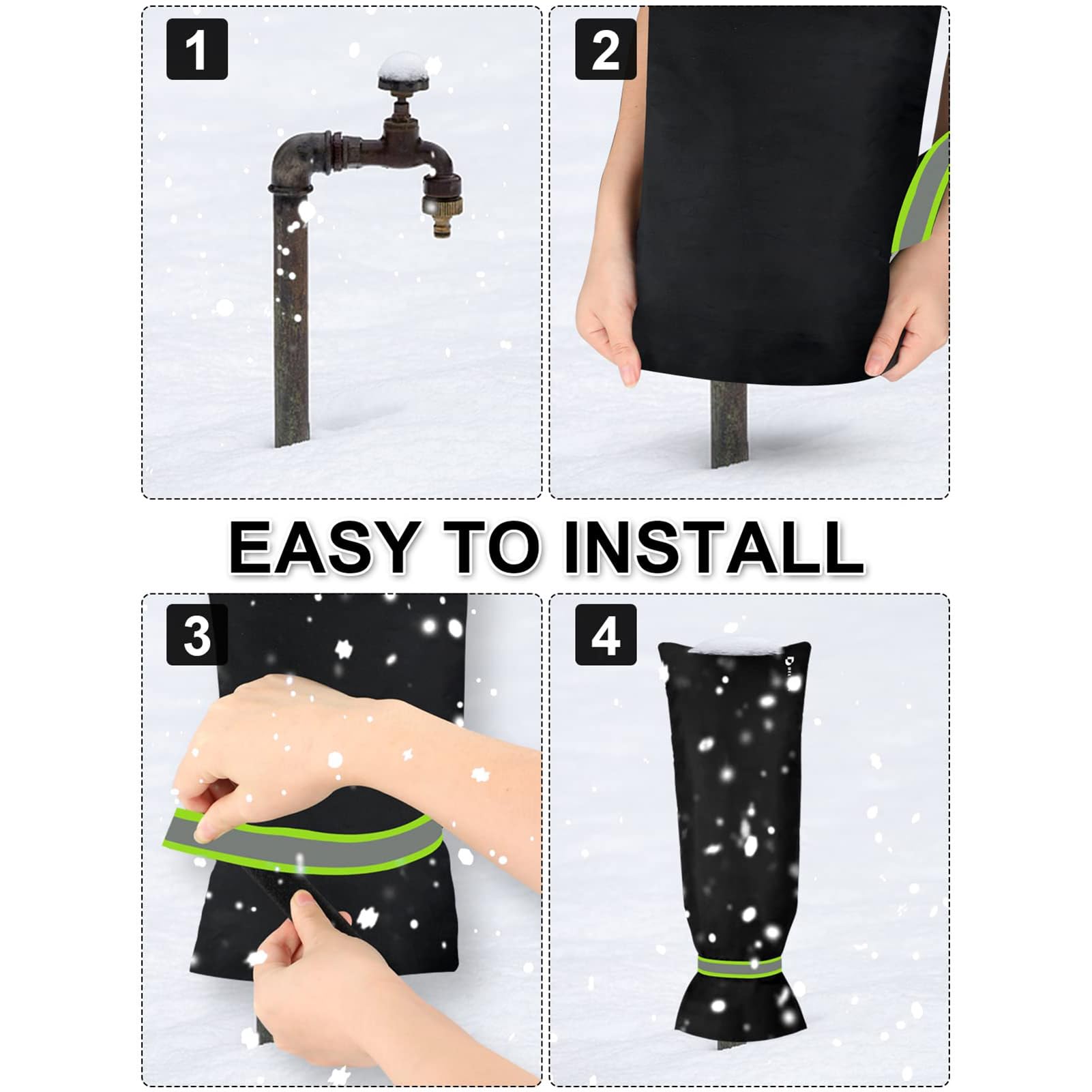 Amazon.co.jp: 蛇口カバー 凍結防止 水道凍結防止カバー 保護