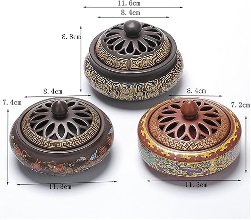 Miniatura 2 de Quemador de incienso para decoración creativa del hogar, quemador de incienso de cerámica, artesanía clásica, regalo, lágrima, yoga, habitación,