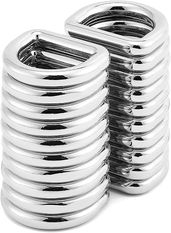 DEVPSISR Metal D Ring,Heavy Duty Welded Solid D Rings for sewing,Purse Making Supplies,Backpacks,Webbing Straps