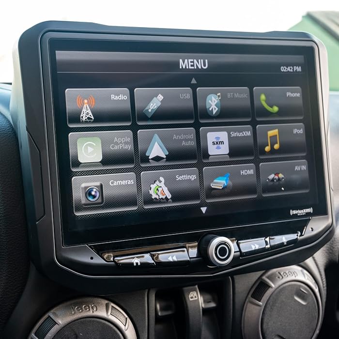 Buy STINGER Jeep Wrangler JK HEIGH10 10” FlushMount Radio Replacement