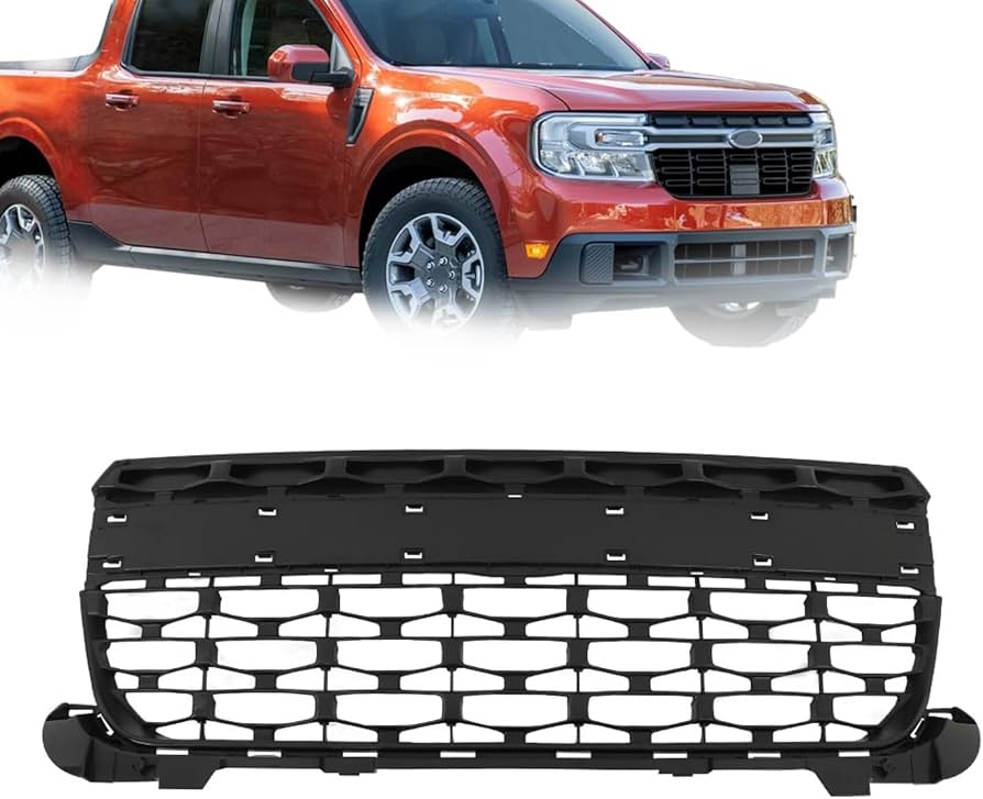 Amazon.com: waltyotur Front Grille Assembly Matte Black