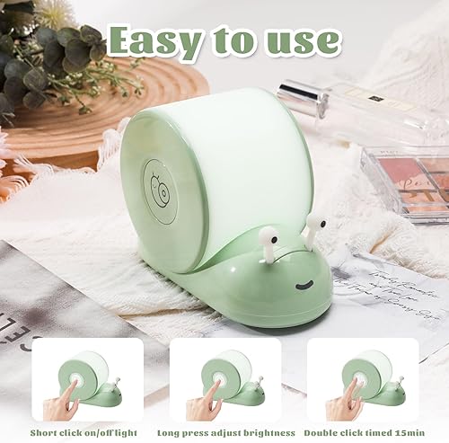 Miniatura 3 de QANYI Lámpara de caracol verde+lámpara tostadora rosa