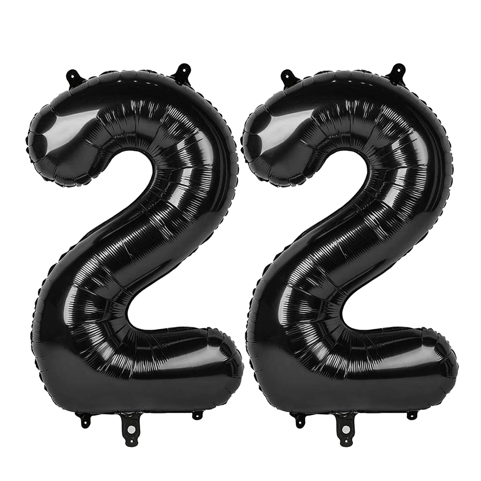 Number Balloons Black 22 Balloon 40 inch for 22 Birthday Party Decoration