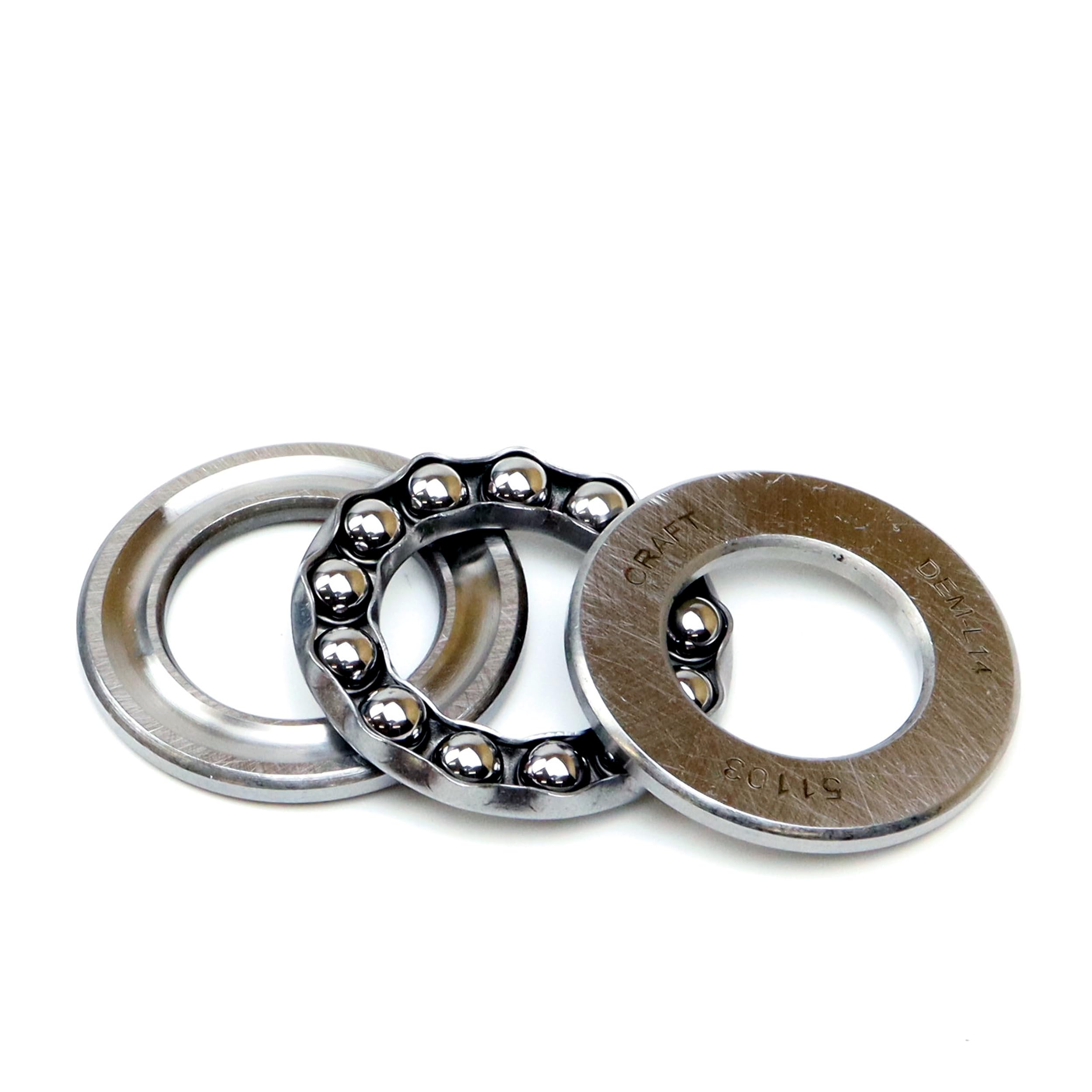 XYWHPGV F12-23M Thrust Ball Bearings 12mm X 23mm X 7.5mm Chrome Steel Single Direction 2pcs(0b44f De5a3 4cd28 Aaf57 19ba6 8a96f - View #4