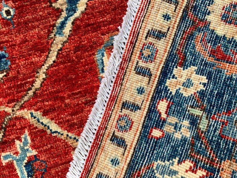 5 x 8 ft Afghan Handwoven Bokhara Wool Area Rug - (237 x 153 cm) Medallion Pattern for Elegant Home Décor