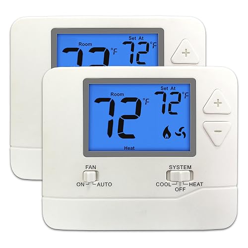 ELECTECK 2 Pack Digital Non-Programmable Thermostat