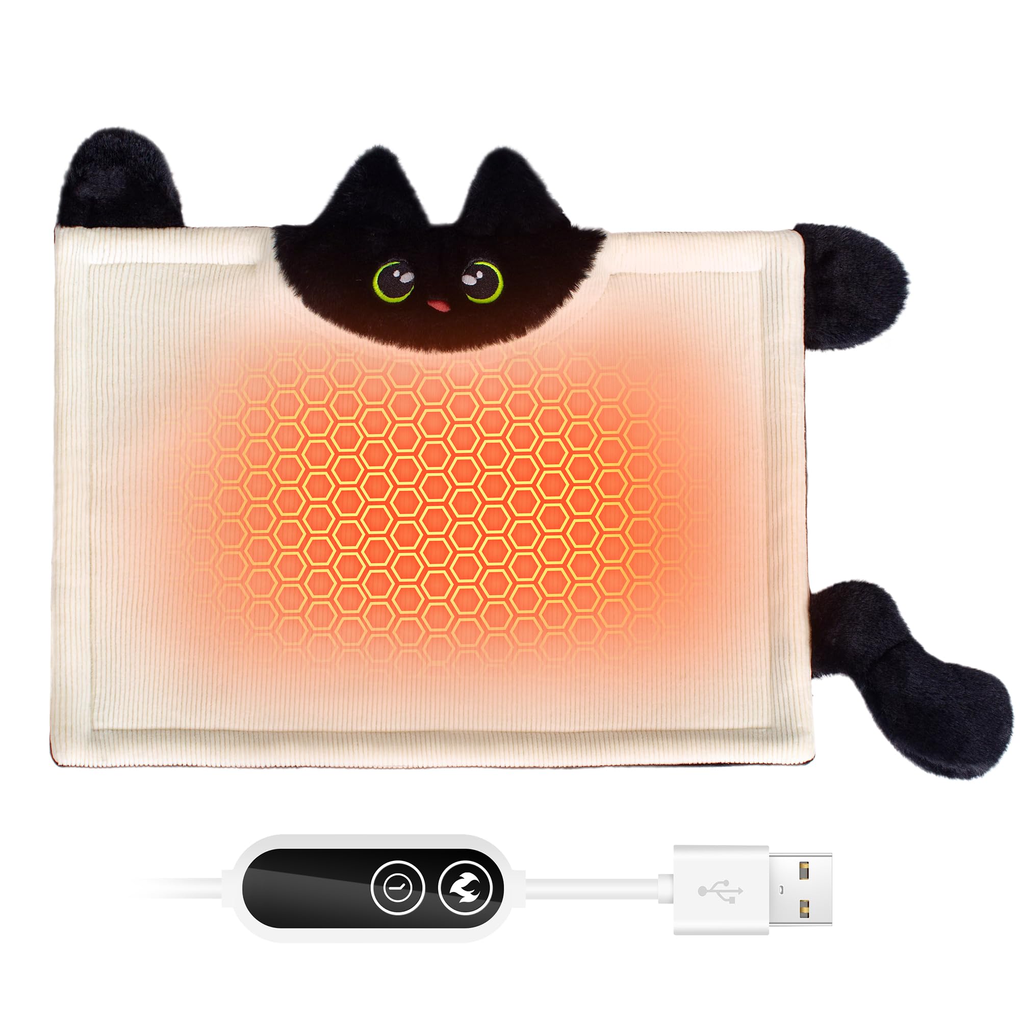 Coussin chauffant menstruel chat : le cadeau réconfortant pour elle
