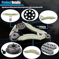 Vista 2 de AUCERAMIC N14B16 Kit de cadena de distribución para motor Fit para Mini Cooper S R55 R56 R57 R58 R59 1.6L Turbo 2007-2012 Reemplazo# 11317516088