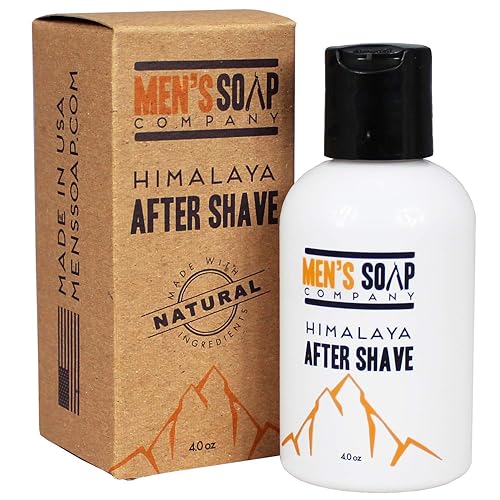 Bálsamo para después del afeitado para hombres de 4.0 onzas hecho con ingredientes vegetales veganos orgánicos y naturales Loción para después del