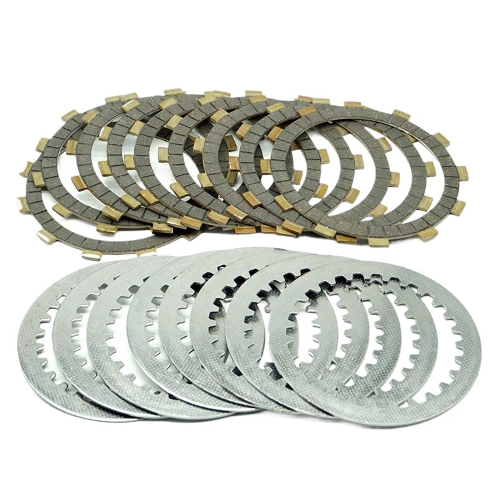 Gaubxct Friction Steel Plate Clutch Plates Set Fit For Yamaha Tdm900 Rn08 Rn11 Rn14 2002-2014 Clutch Friction Drive Steel Plates Separetors Kit Clutch Disc Plate Kit(Friction Steel Plate)