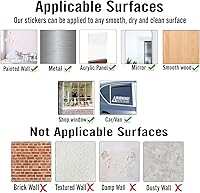 Vista 8 de Letrero para puerta de dormitorio principal, calcomanías de vinilo removibles, decoración de habitación, letrero de corazón de amor