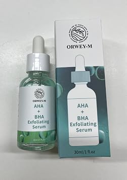 AHA + BHA Exfoliating Facial Serum | Skin Texture Refinement & Pore Care | 30 ml / 1 Fl Oz