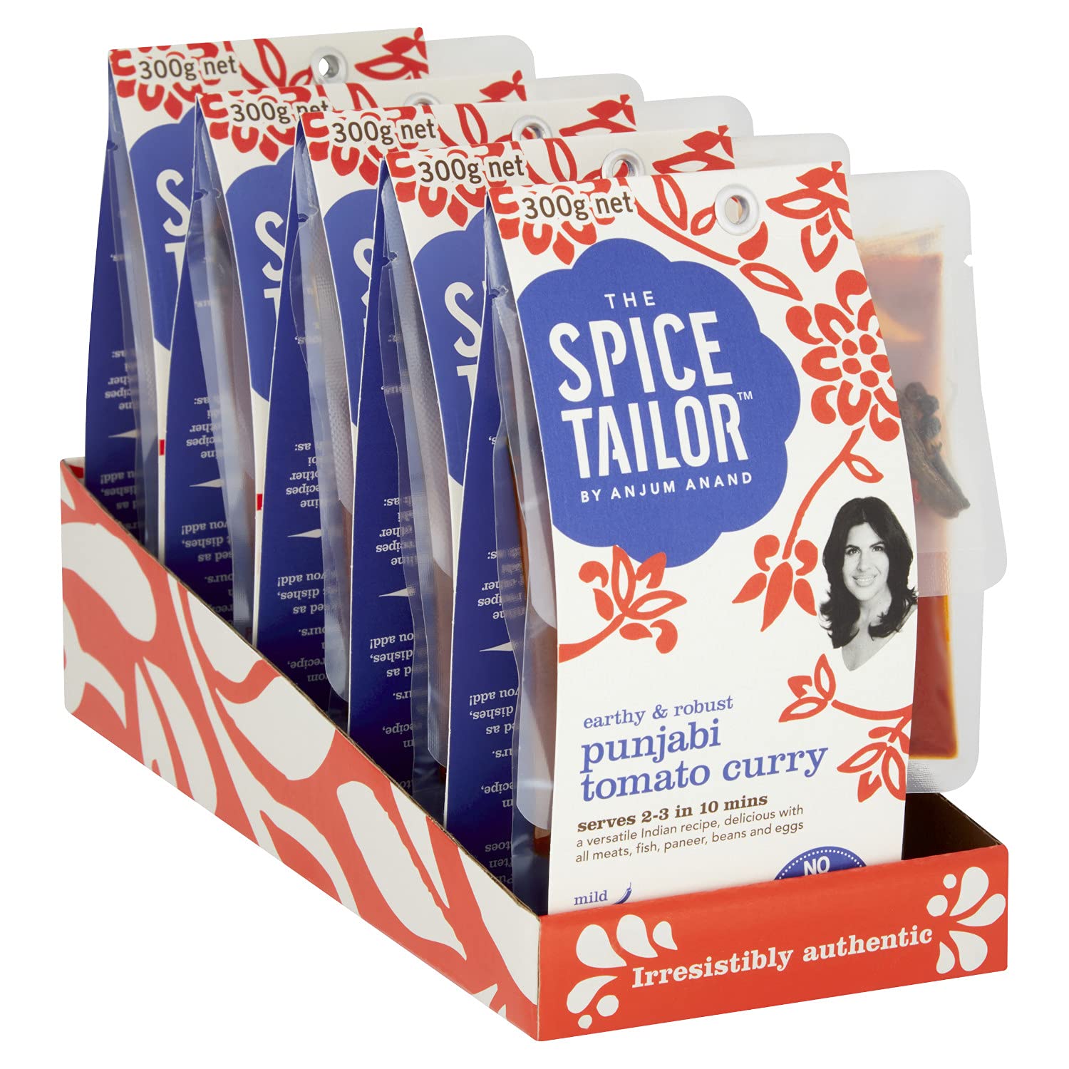 Kits de comida india (tomate punjabi, paquete de 5)
