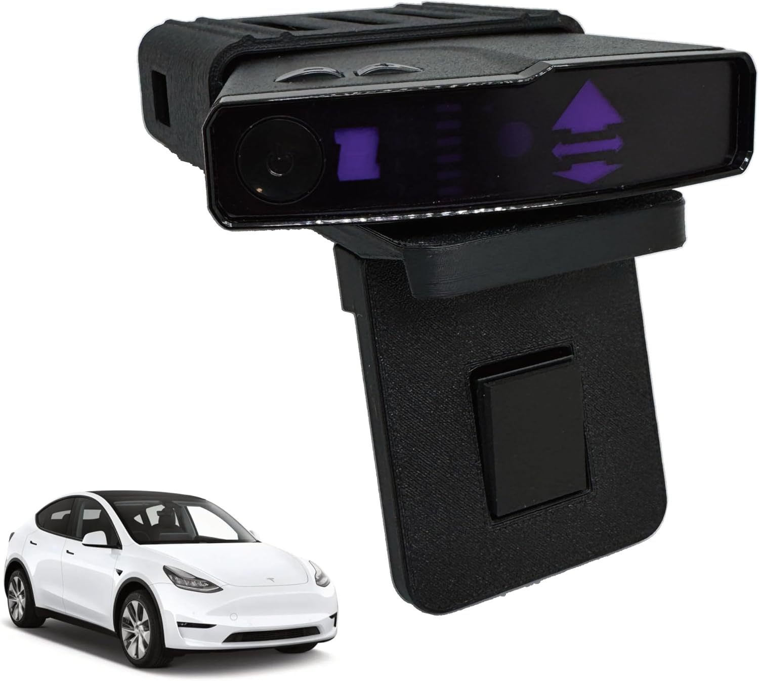 Radar Holder for Valentine One Gen2 Compatible with Tesla Vehicles - Black