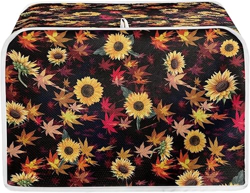 Vista 8 de Dreaweet Funda para tostadora de dibujos animados Kawaii Toast, de poliéster, se adapta a la mayoría de tostadoras de ranura larga de 4 rebanadas