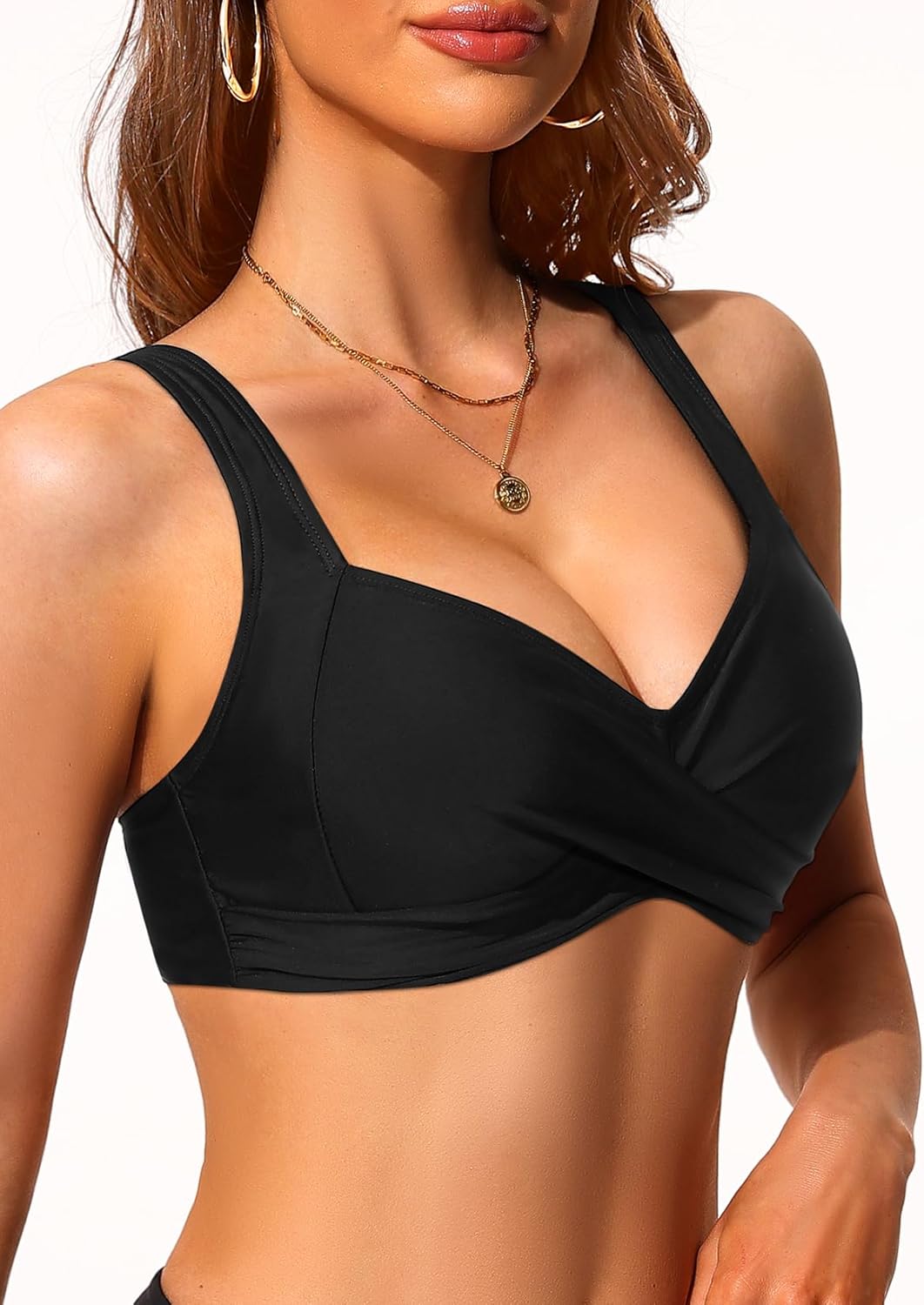 Women Underwire Bikini Top - Push Up Swim Top Only 2025 Padded Swimsuit Bra Bathing Suit Tops - Image 3