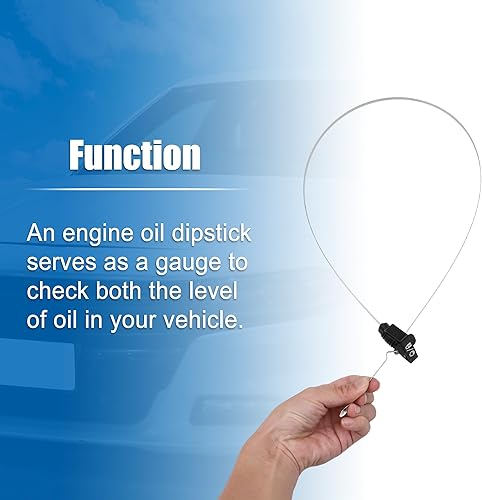 Miniatura 4 de X AUTOHAUX Indicador de nivel de aceite del motor para Cadillac Escalade 2015-2017 para Cadillac Escalade ESV 2015-2017 Negro