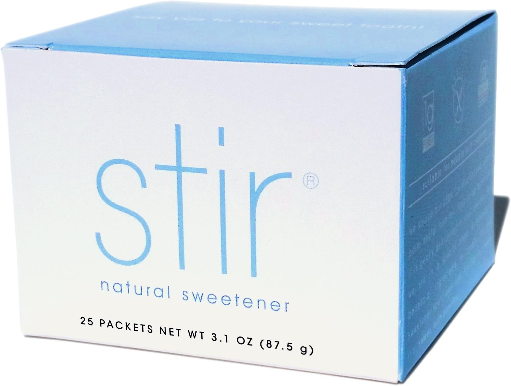 Stir Sweetener Single Serving Packets, 25 Count