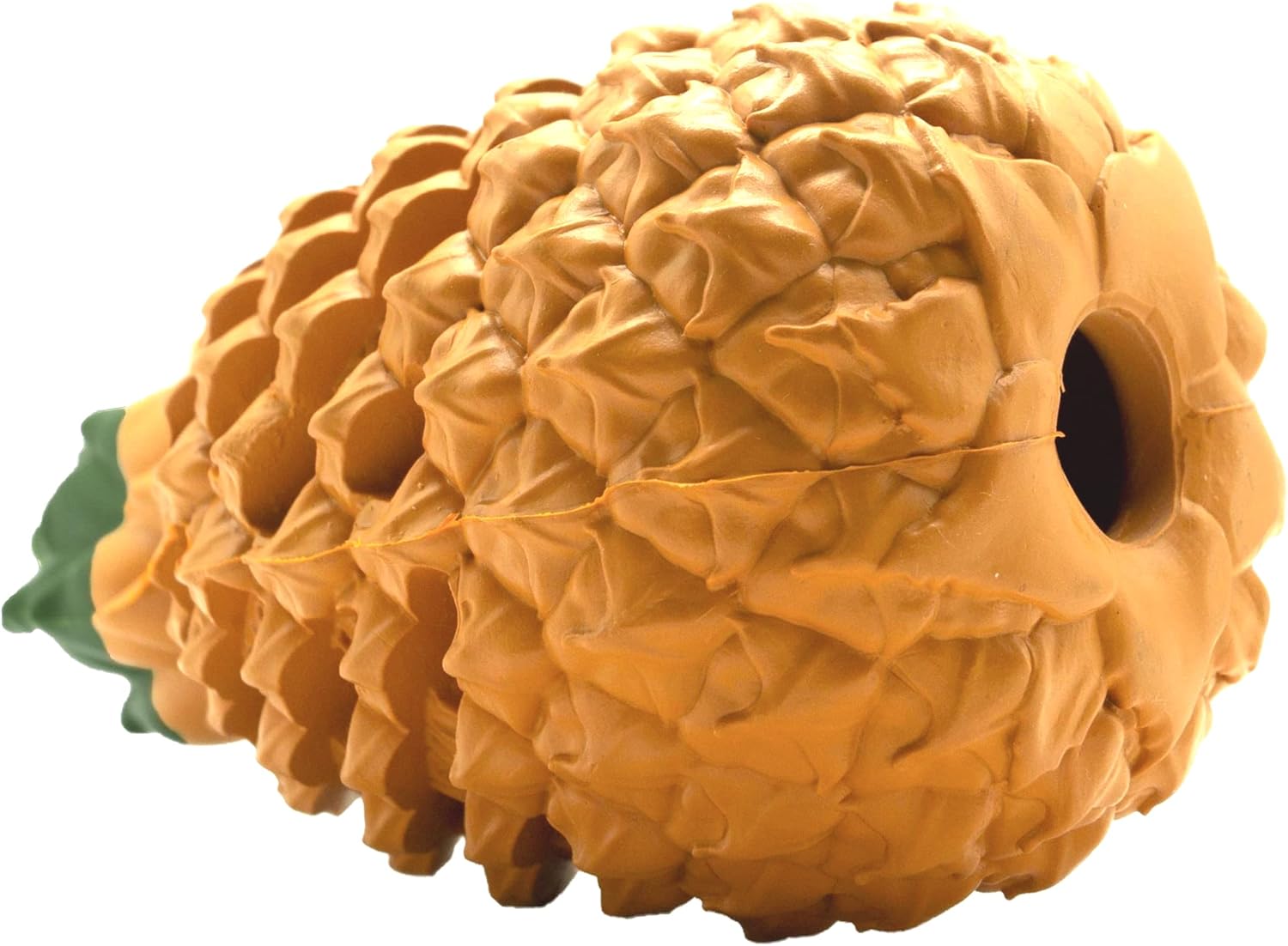 Herm Sprenger – Pineapple Dog Chew Toy for Aggressive Chewer – Natural Rubber Dog Treat Dispenser – Large Tough Dog Dental Teeth Cleaning Chew Toys for Large and Medium Breed